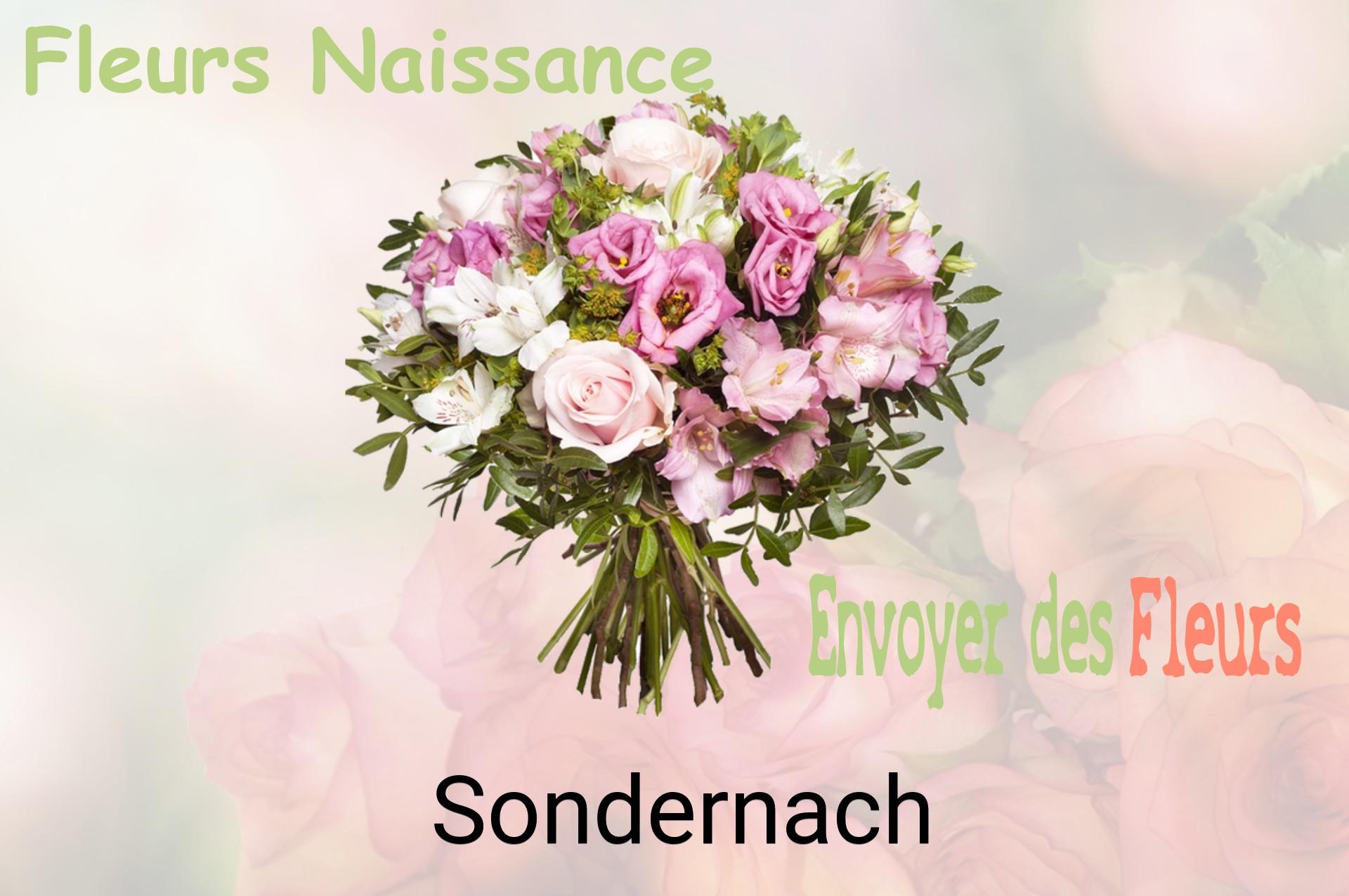 Bouquet de fleurs de naissance livré à Sondernach